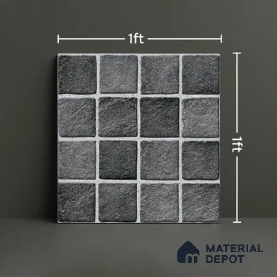 Marbles Wall & Floor Tile TL 07254 Roca 7004 1 ft x 1 ft Ceramic Matte Finish - 9 mm  | 2 mm Spacer is Mandatory (Sample)